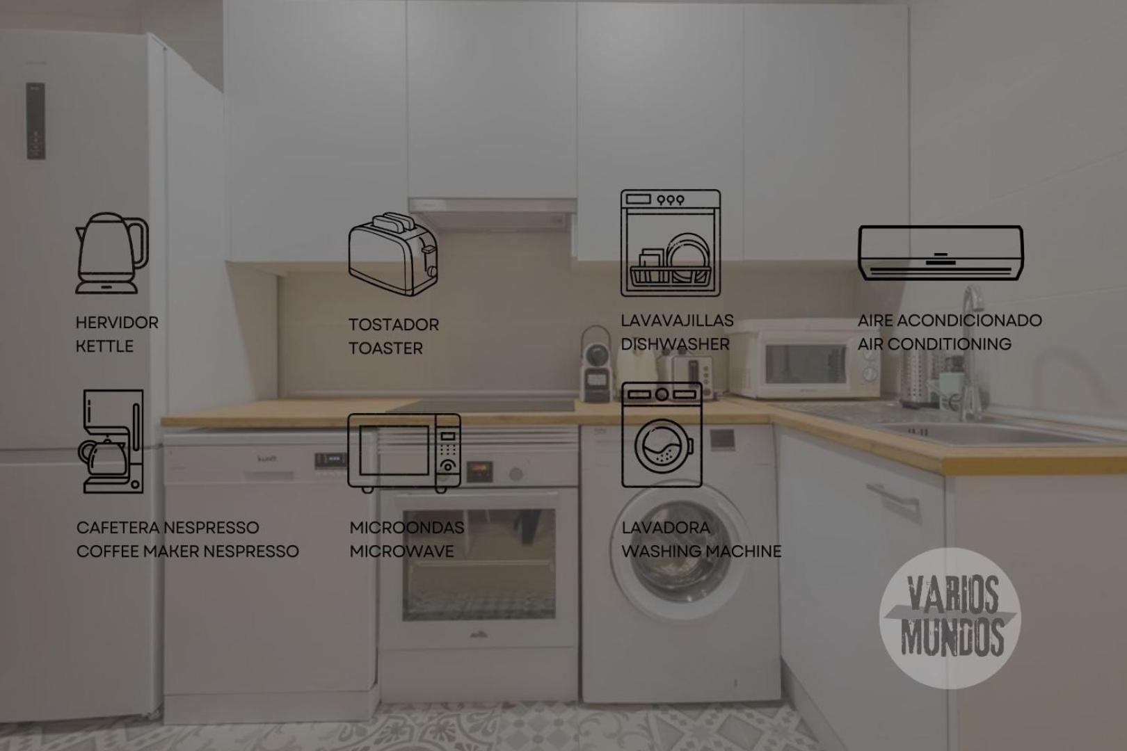 Downtown&New Apt Para 9Pax En La Plaza De Chueca Мадрид Экстерьер фото